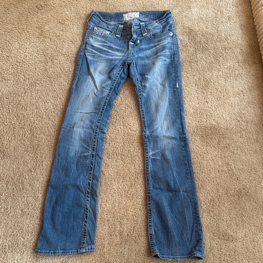 Big Star Women's Straight Leg Blue Jeans